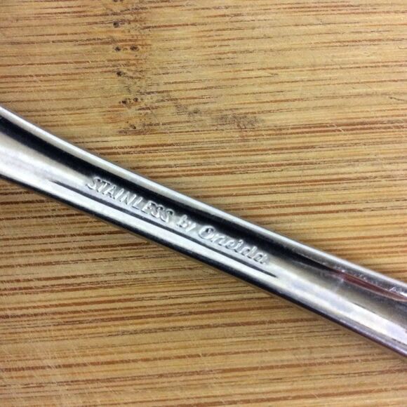 Oneida Arbor American Harmony Cold Meat Serving Fork Stainless Steel Flatware - Picture 4 of 4